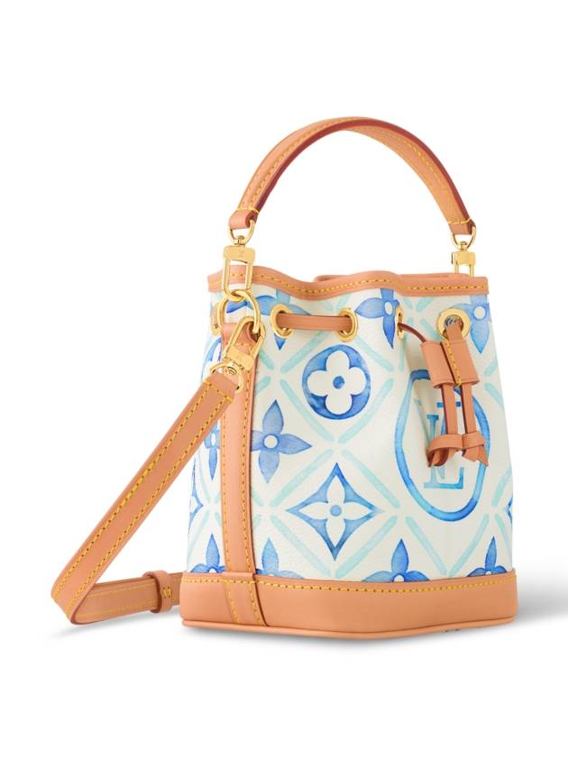 Nano Noe Bucket Bag Blue - LOUIS VUITTON - BALAAN 3