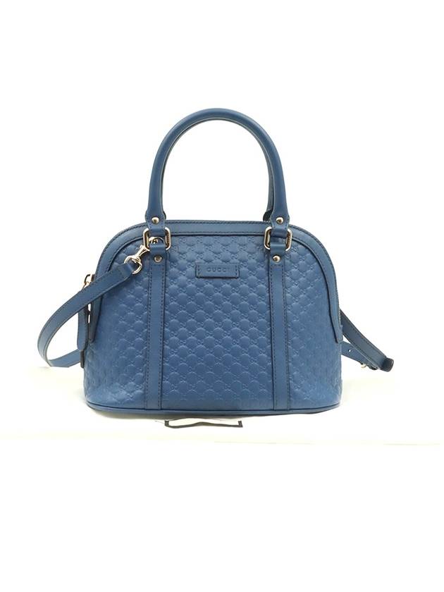 Blue Micro Seama Mini Dome 2WAY 449654 - GUCCI - BALAAN 2