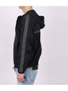 Hooded zip-up black windbreaker - IKALOOOK - BALAAN 3