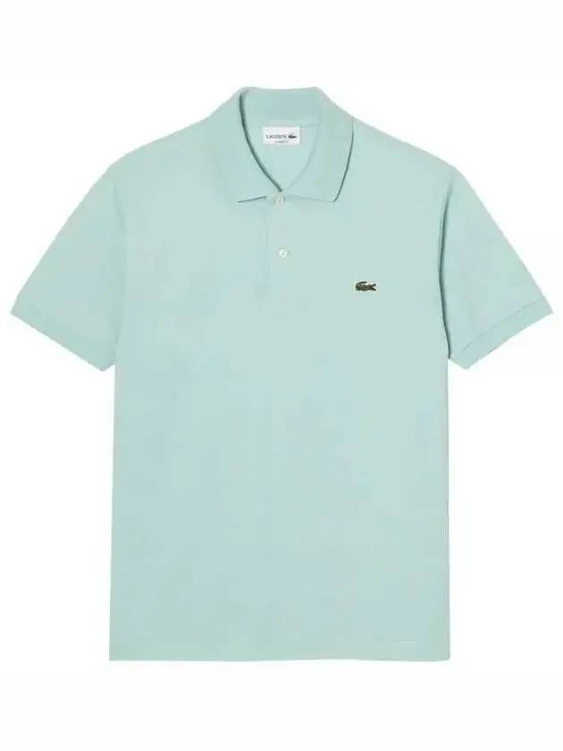 Men's Logo Classic Fit Cotton Short Sleeve Polo Shirt Mint - LACOSTE - BALAAN 2