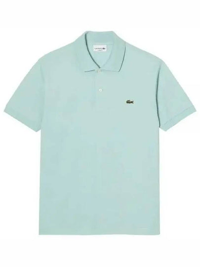 Men's Logo Classic Fit Cotton Short Sleeve Polo Shirt Mint - LACOSTE - BALAAN 2