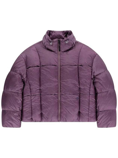 Women Fade Goose Down Short Puffer Purple - OFFGRID - BALAAN 1