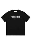 Techno Short Sleeve T-Shirt Black - 1017 ALYX 9SM - BALAAN 2