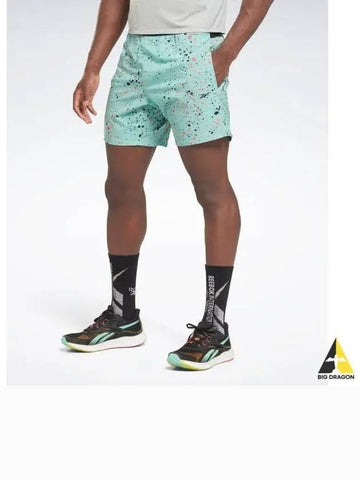 TS STRENGTH AOP Shorts 2 0 Light Green HI0520 - REEBOK - BALAAN 1