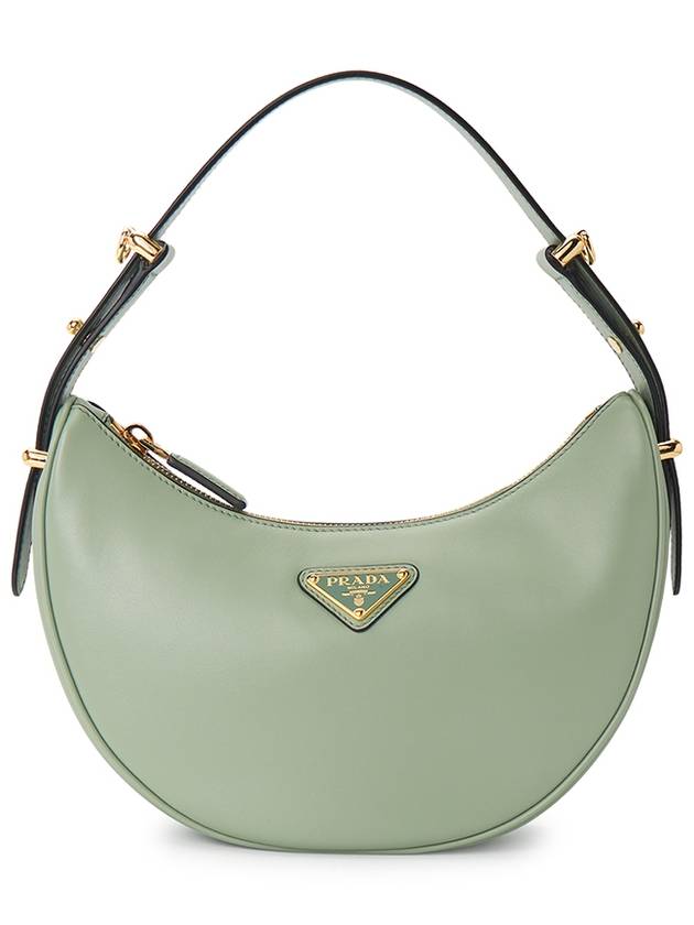 Arque Leather Shoulder Bag Aquamarine - PRADA - BALAAN 3