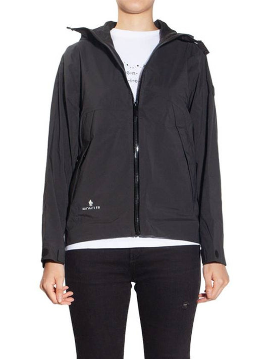 Women's Villers Windbreaker Black - MONCLER - BALAAN.