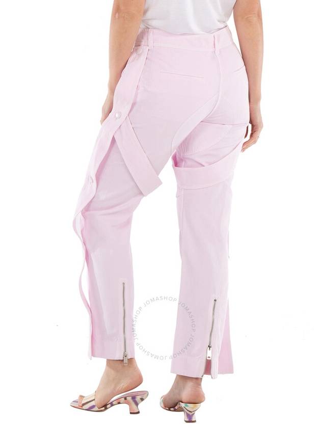 Burberry Ladies Pale Candy Pink Amelia Straight-Leg Trousers, Brand Size 2 (US Size 0) - BURBERRY - BALAAN 3