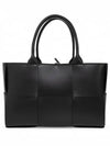 Arco Intrecciato Small Tote Bag Black - BOTTEGA VENETA - BALAAN 2