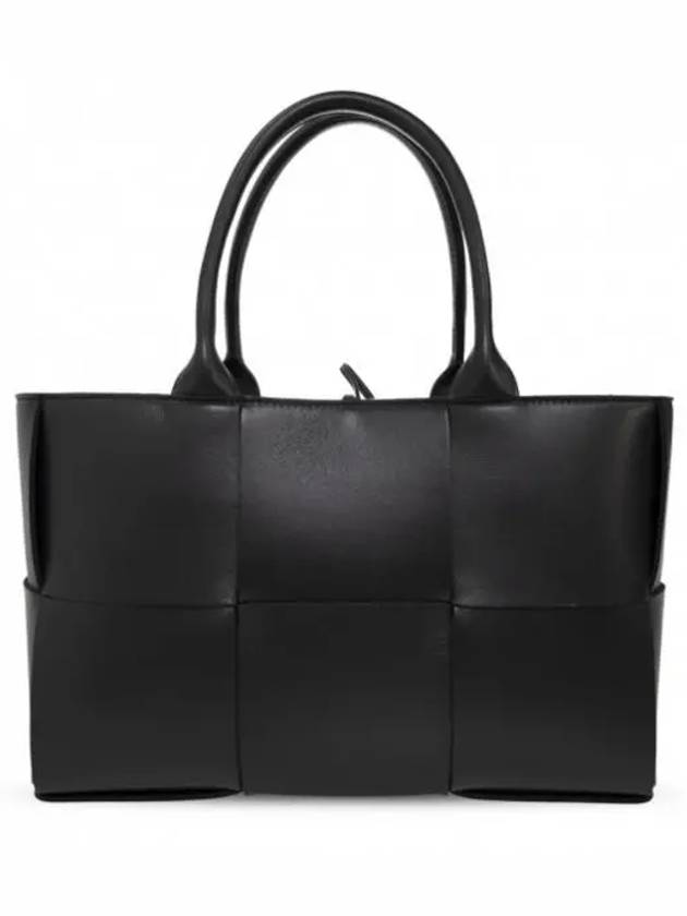 Arco Intrecciato Small Tote Bag Black - BOTTEGA VENETA - BALAAN 2