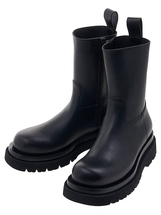 ankle boots black - BOTTEGA VENETA - BALAAN.