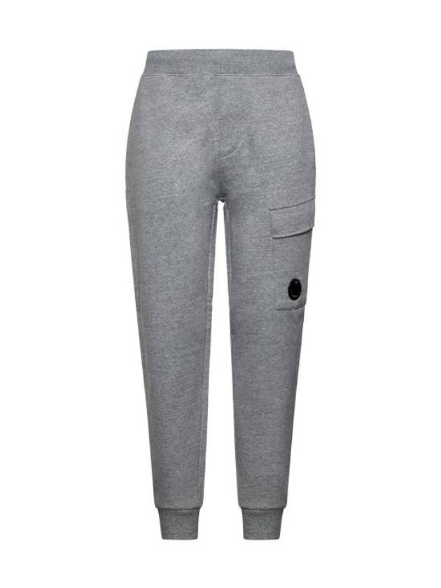 Diagonal Raised Fleece Track Pants Grey - CP COMPANY - BALAAN 1