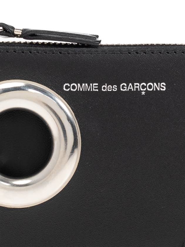 Comme Des Garçons Leather Pouch, Women's, Black - COMME DES GARCONS - BALAAN 5