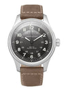 H70545550 Khaki Field Titanium Men's Leather Watch - HAMILTON - BALAAN 3