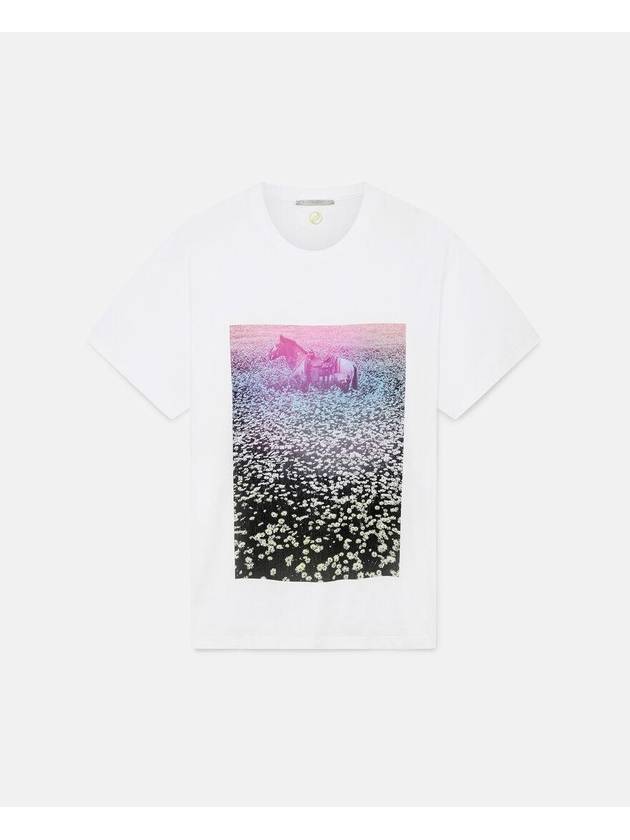 23 fw PHOTOGRAPHIC Daisy Field T-Shirt 6J01583SPY249000 B0030467294 - STELLA MCCARTNEY - BALAAN 1