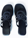 Gipsy Nappa Leather Sandals Black - HERMES - BALAAN 2