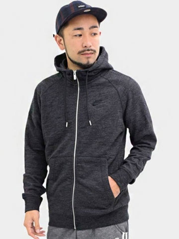 01 805057 033 Legacy Hooded Zip Jacket Charcoal Gray - NIKE - BALAAN 1