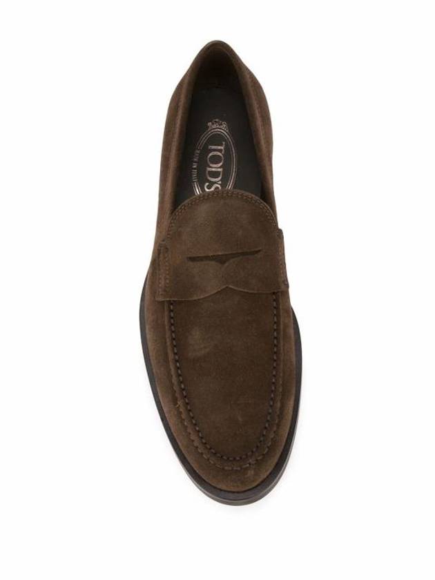 Mocassino Classic Suede Loafers Brown - TOD'S - BALAAN 5