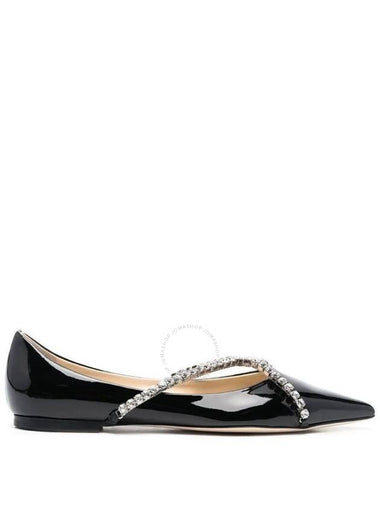 Jimmy Choo Black Genevi Crystal Embellished Ballet Flats, Brand Size 36 ( US Size 6 ) - JIMMY CHOO - BALAAN 1