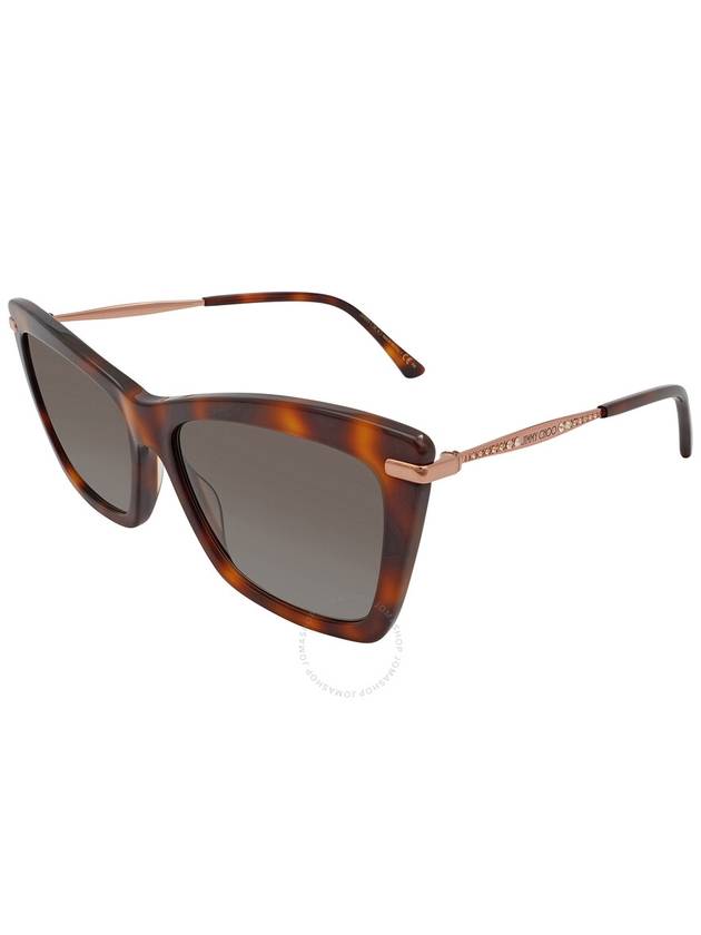 Jimmy Choo Brown Gradient Cat Eye Ladies Sunglasses SADY/S 0086/HA 56 - JIMMY CHOO - BALAAN 3