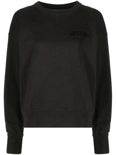 Shad Logo Print Sweatshirt Faded Black - ISABEL MARANT - BALAAN 1