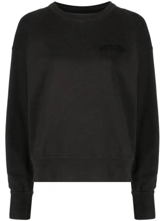 Shad Logo Print Sweatshirt Faded Black - ISABEL MARANT - BALAAN 1