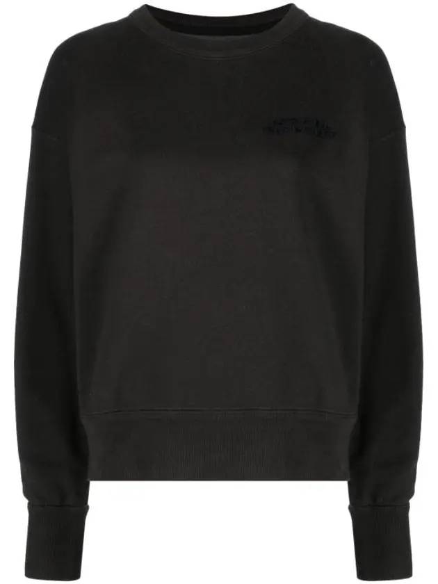 Shard Logo Print Sweatshirt Black - ISABEL MARANT - BALAAN 1