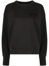 Shad Logo Print Sweatshirt Faded Black - ISABEL MARANT - BALAAN 1