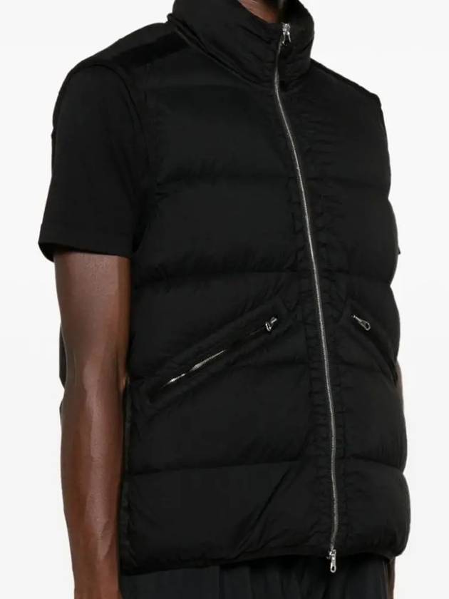 Seamless Tunnel Nylon Down Vest Black - STONE ISLAND - BALAAN 3