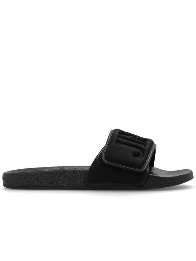 Jimmy Choo ‘Fitz/M’ Slides, Men's, Black - JIMMY CHOO - BALAAN 1