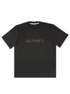 Classic Logo Print Cotton Short Sleeve T-Shirt Black - SUNNEI - BALAAN 2