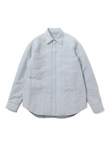Quilted light silk cotton shirt - AURALEE - BALAAN 1