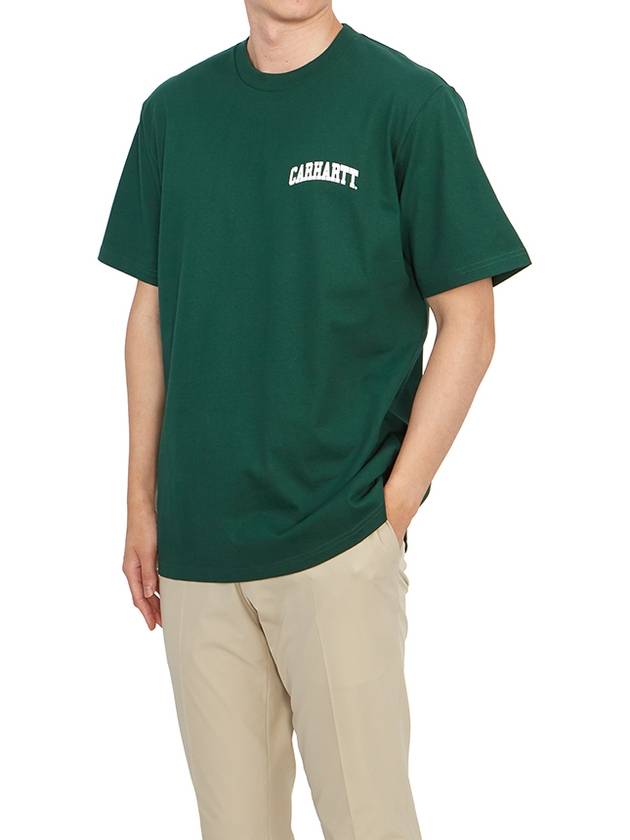 University Script Short Sleeve T-Shirt Chervil - CARHARTT WIP - BALAAN 5