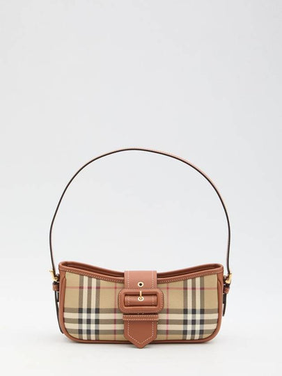 Check Shoulder Bag Brown - BURBERRY - BALAAN 2