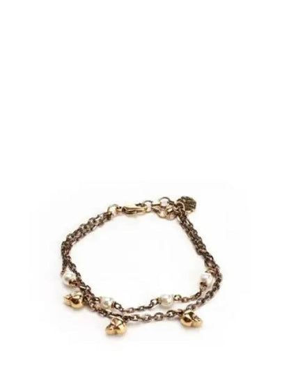 Pearl School Chain Bracelet Gold - ALEXANDER MCQUEEN - BALAAN 2