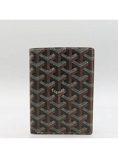 APM101 03 Black Brown PVC Leather Blended Moli re Passport Case and Medium Wallet - GOYARD - BALAAN 2