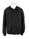 Light Soft Shell R E Dye Technology In Recycled Polyester Hooded Jacket Black - STONE ISLAND - BALAAN 2