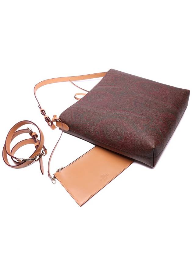 Paisley Print Shoulder Bag Brown - ETRO - BALAAN 6