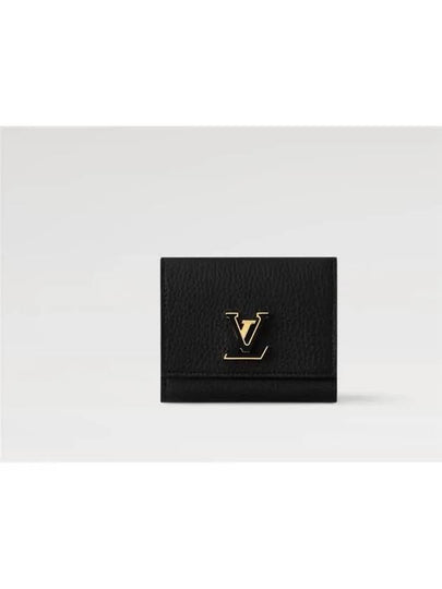 Capucines Tiny Half Wallet Black - LOUIS VUITTON - BALAAN 2