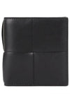 Slim Folder Half Wallet Black - BOTTEGA VENETA - BALAAN 2