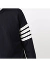 4 Bar Armband Classic Merino Wool Knit Top Navy - THOM BROWNE - BALAAN 6