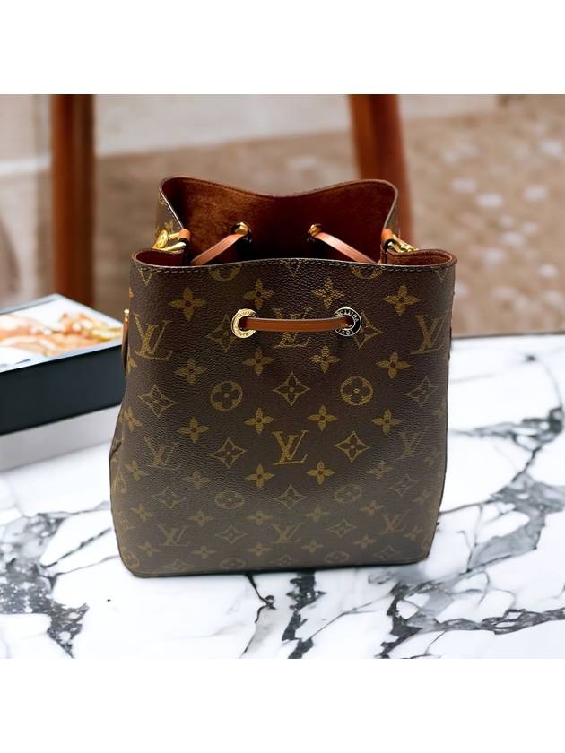 Neonoe MM Monogram Bucket Bag Caramel - LOUIS VUITTON - BALAAN.