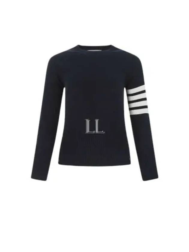 Women's 4 Bar Classic Cashmere Pullover Knit Top Navy - THOM BROWNE - BALAAN 2