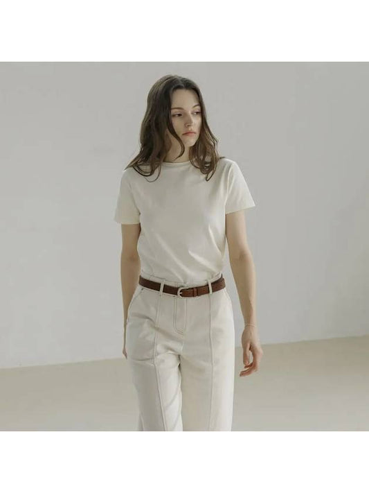 Silket basic half tshirt - KELLY DONAHUE - BALAAN 1