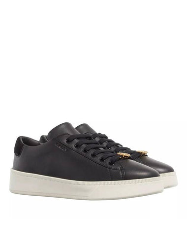 Ryver Leather Low-Top Sneakers Black - BALLY - BALAAN 1