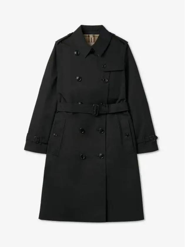 Kensington Trench Coat Black - BURBERRY - BALAAN 2