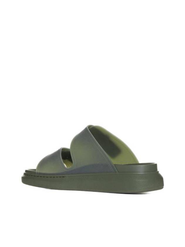 Hybrid Rubber Sandals Khaki - ALEXANDER MCQUEEN - BALAAN 4