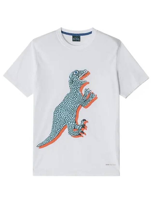 Men's Dino Short Sleeve T-Shirt White - PAUL SMITH - BALAAN 3