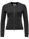 Lynda Zip Up Knit Cardigan Anthracite - ISABEL MARANT - BALAAN 2