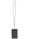 Chain Strap Leather Phone Case Black - ALEXANDER MCQUEEN - BALAAN 2