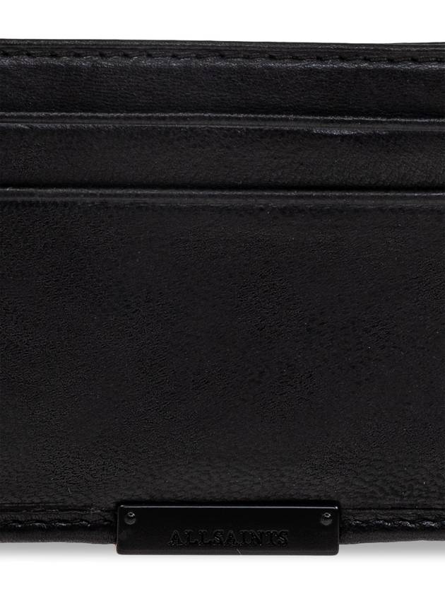 AllSaints Leather Card Holder Dove, Men's, Black - ALLSAINTS - BALAAN 3